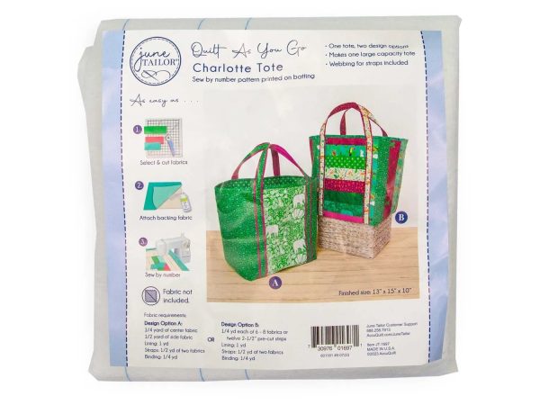 Quilt As You Go Charlotte Shopper Tote Kit