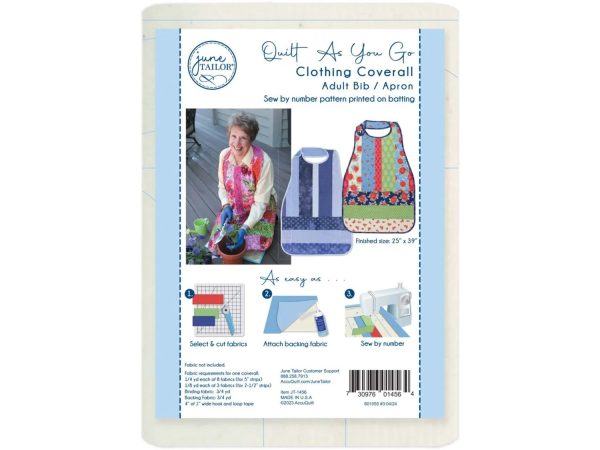 Quilt As You Go Clothing Coverall Apron Pattern Kit