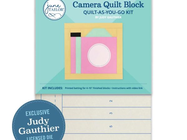 Quilt As You Go Camera Quilt Block Pattern Kit