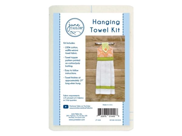 Quilt As You Go Hanging Towel Pattern Kit