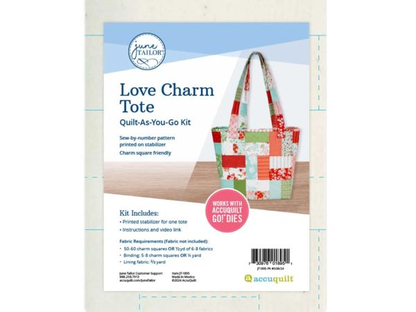 Quilt As You Go Love Charm Tote Kit