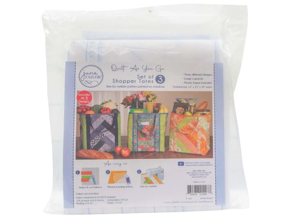 Quilt As You Go Utility Shopper Totes Kit