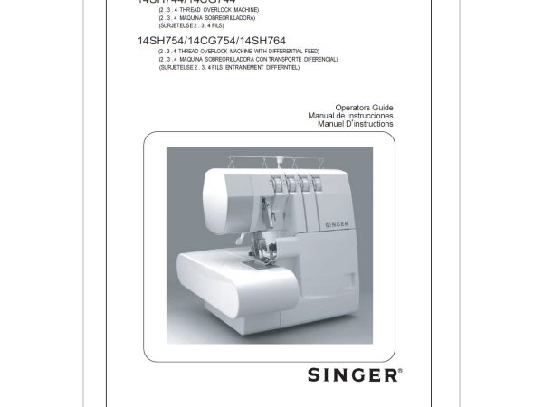 Singer 14SH764 Stylist Instruction Manual
