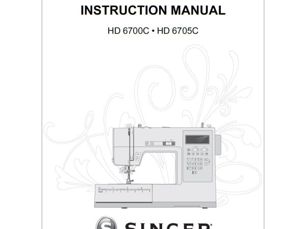 Singer HD6700C Instruction Manual