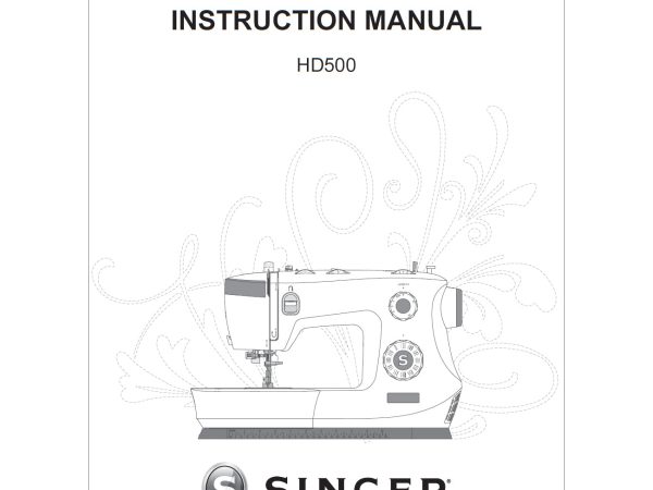Singer HD500 Instruction Manual