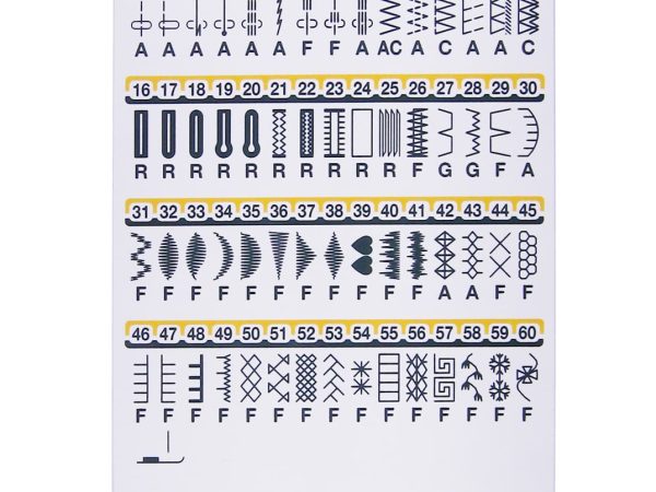 Stitch Reference Chart, Janome #809801309