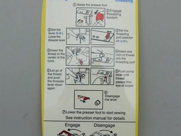 Thread Instruction Seal, Babylock #B0822-31A