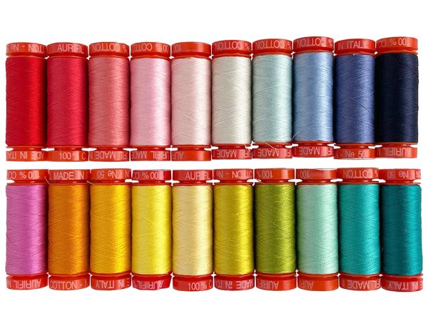 Tula Pink, Aurifil Besties 20 Spool Thread Collection