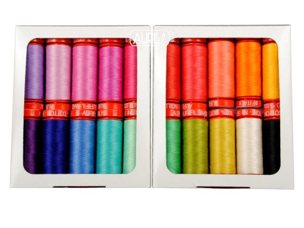 Tula Pink, Aurifil Sunrise 20 Spool Thread Collection