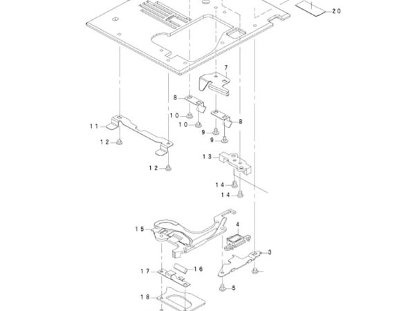 Throat Plate Assmebly, Juki #402-05311