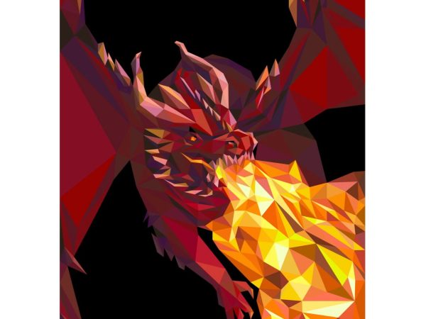 Toasty the Dragon Paper Piecing Quilt Pattern