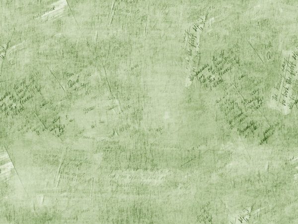 Vintage Script Fabric - Jasmine