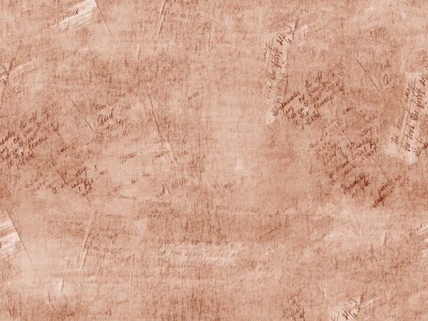Vintage Script Fabric - Durotar Fire