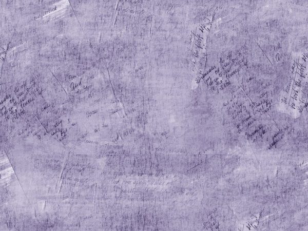 Vintage Script Fabric - Daisy Bush