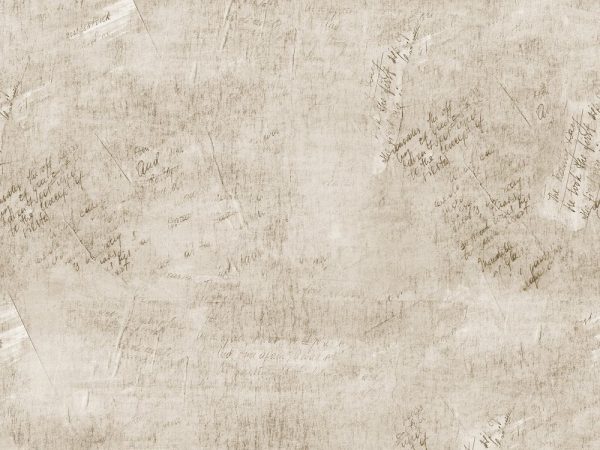 Vintage Script Fabric - Caramel Finish