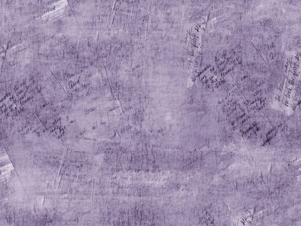 Vintage Script Fabric - Fading Horizon