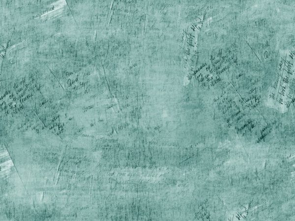Vintage Script Fabric - Forest Splendor