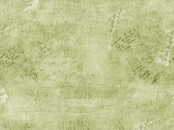 Vintage Script Fabric - Spring Forward