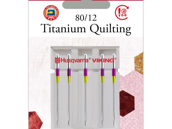Viking Titanium Quilting Needles, 5pk (130/705H)