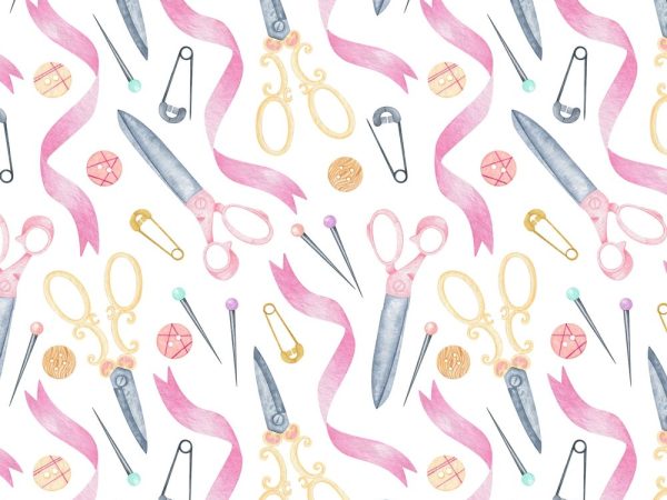 Wrapping Paper Sewing Fabric - White