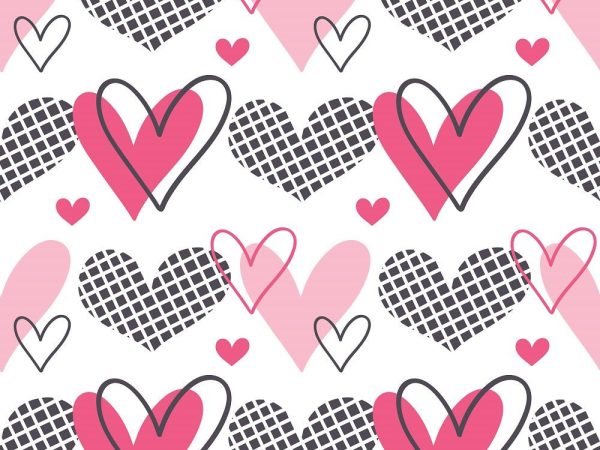 XOXO Hearts Pattern #15 Fabric