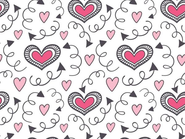 XOXO Hearts Pattern #18 Fabric