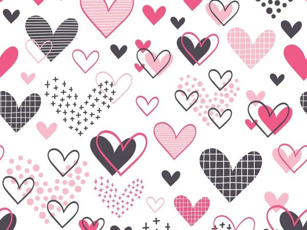 XOXO Hearts Pattern #13 Fabric