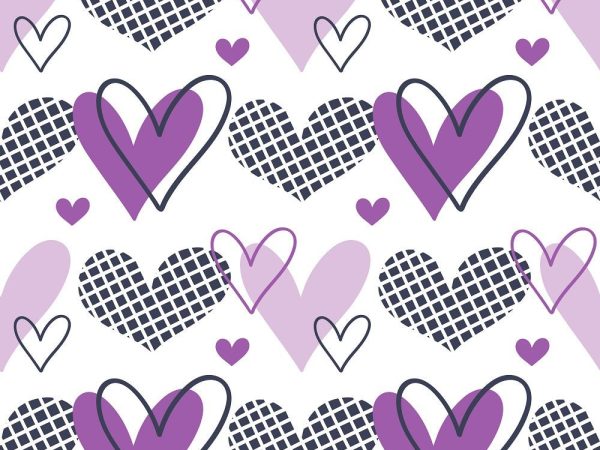 XOXO Hearts Pattern #9 Fabric