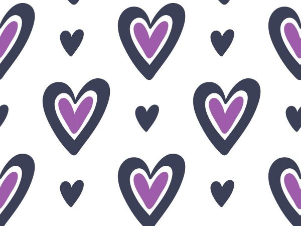 XOXO Hearts Pattern #8 Fabric