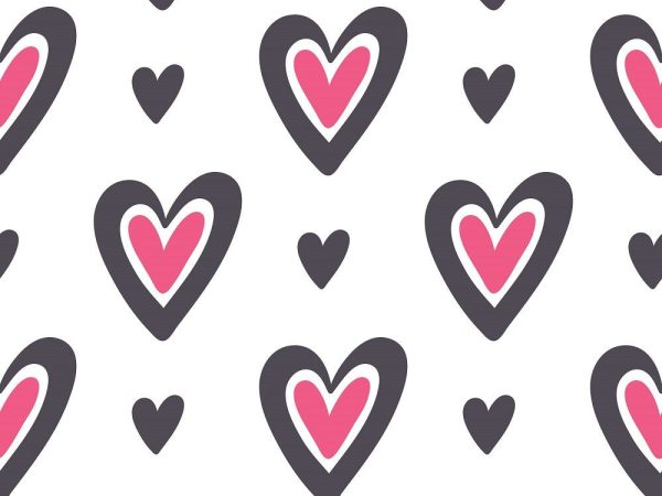 XOXO Hearts Pattern #16 Fabric