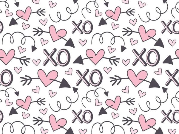 XOXO Hearts Pattern #19 Fabric