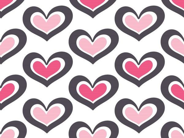 XOXO Hearts Pattern #14 Fabric