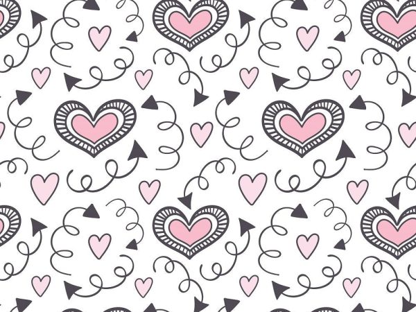 XOXO Hearts Pattern #20 Fabric