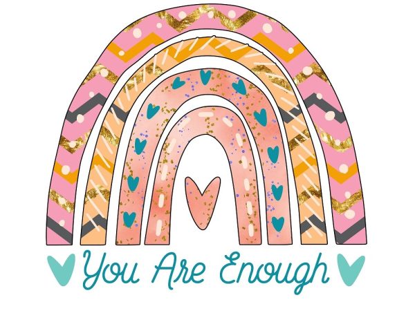 You are enough Fabric Panel