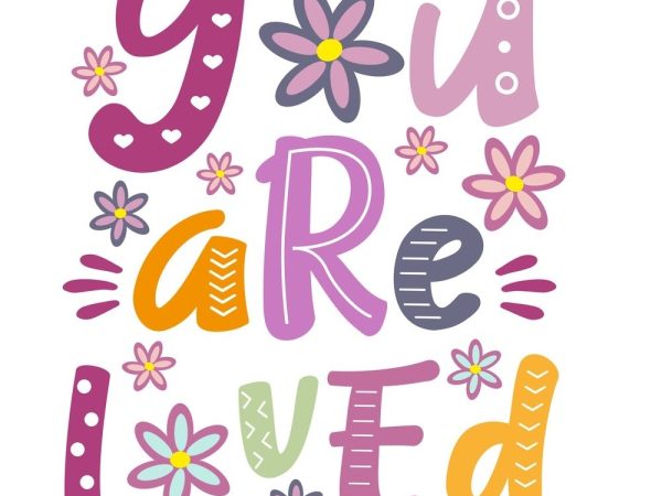 You are Loved Fabric Panel
