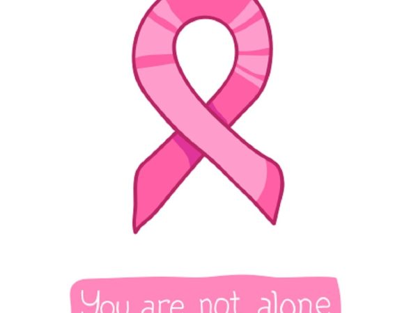You Are Not Alone Ribbon Fabric Panel