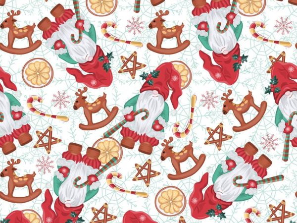 Yule Gnome Fabric