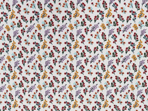 Zebras Fabric Collection - Tiny Flowers
