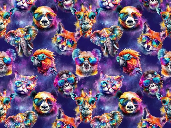 Zoo Party Fabric