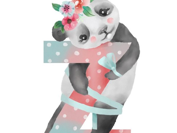 Zen Panda Z Fabric Panel